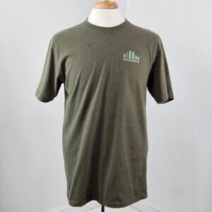 Patagonia 2017 Wilder Waters Collection Green T-Shirt Tee | Men's L | FLAWS